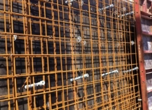 31/05/2013 - Particolare gabbie in acciaio per struttura antisismica